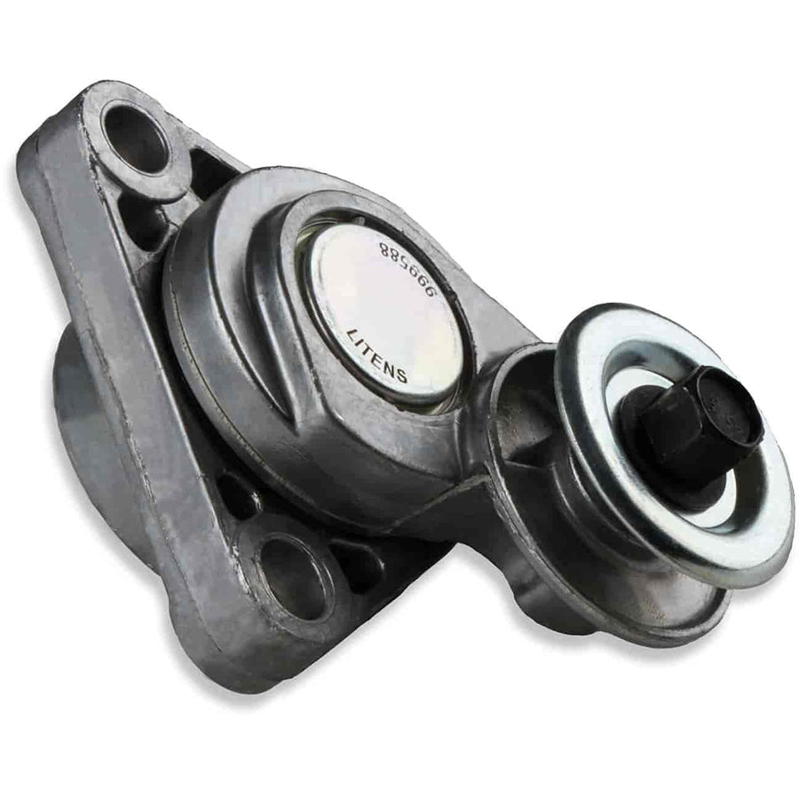 Holley LS A/C Accessory Drive Kit 20-141BK - Includes SD508 A/C Compressor, Tensioner, & Pulleys- Black