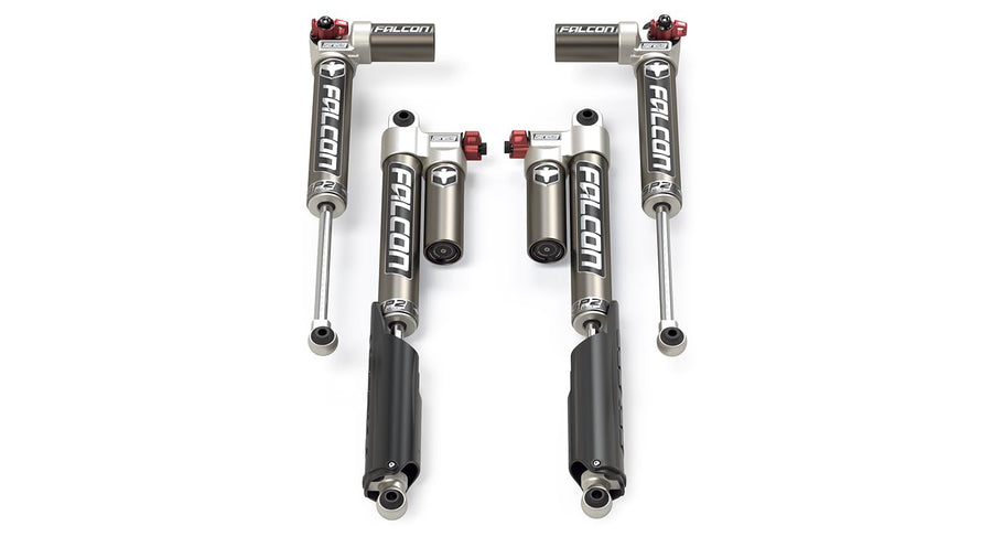 Falcon JT EcoDiesel SP2 3.3 Fast Adjust Piggyback Shock Kit (0–1.5” Lift)