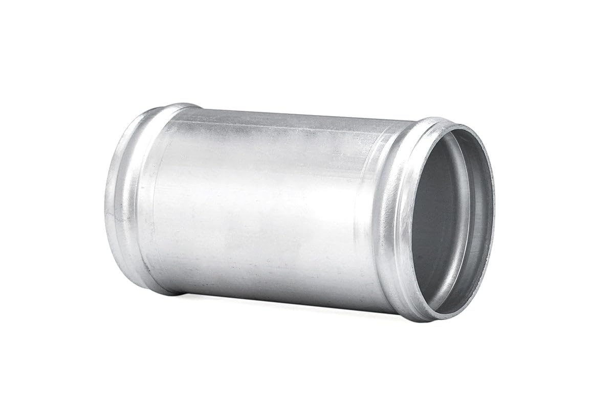 AJ400-175 HPS 6061 T6 Aluminum Joiner Tubing with Bead Roll, 16 Gauge, 4" Length, 1.75" OD, 0.065" Wall Thickness