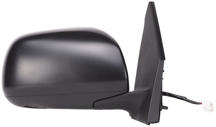 Black Passenger Side Mirror for Toyota Rav4, Heated Power, Foldaway