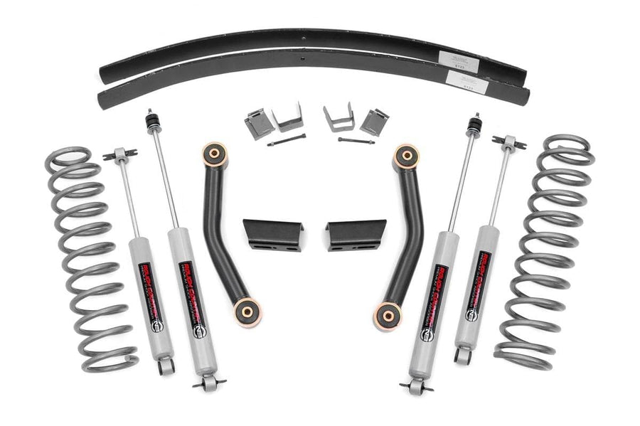 3" Lift Kit Rough Country for 1984-2001 Jeep Cherokee XJ 2WD/4WD - 670XN2