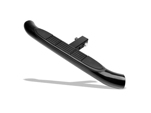 3" Round Armordillo Steel Hitch Step for Class 3 Trailer Hitch|2" Hitch Receiver Step Black Finished|7170162