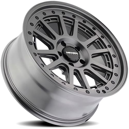 COMPASS MAYHEM 8305 MATTE GUNMETAL W/BLK BOLT 20X9 5-139.7 0MM 108.1MM