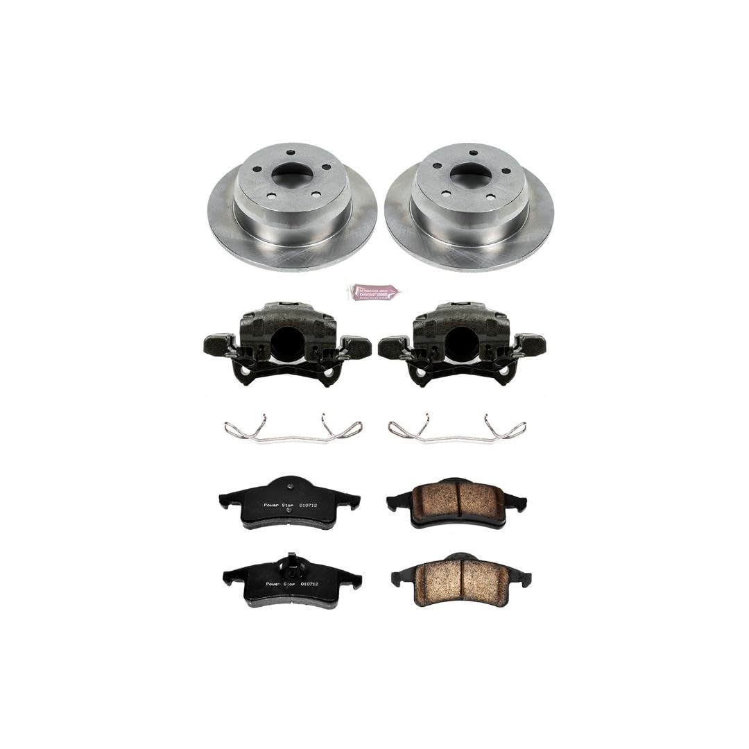 Power Stop KCOE2151 1-Click Autospecialty OE Replacement Brake Kit with Calipers For Jeep Grand Cherokee 1999-2004 [Model Specific]