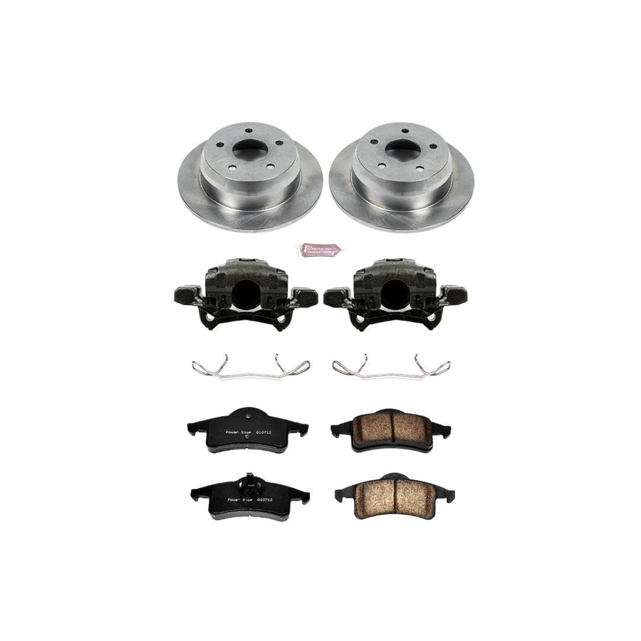 Power Stop KCOE2151 1-Click Autospecialty OE Replacement Brake Kit with Calipers For Jeep Grand Cherokee 1999-2004 [Model Specific]