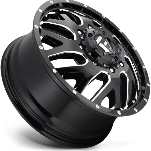 FUEL OFF-ROAD 22X8.25 TRITON 8X210 8.76 105mm GLOSS BLACK MILLED - D581228293