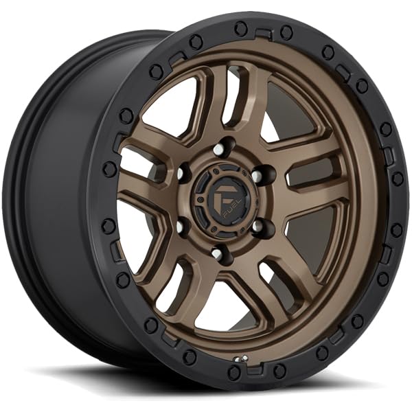 D702 1PC Fuel 18X9 5X5.0 MT-BRNZ-BBR 20MM - D70218907557