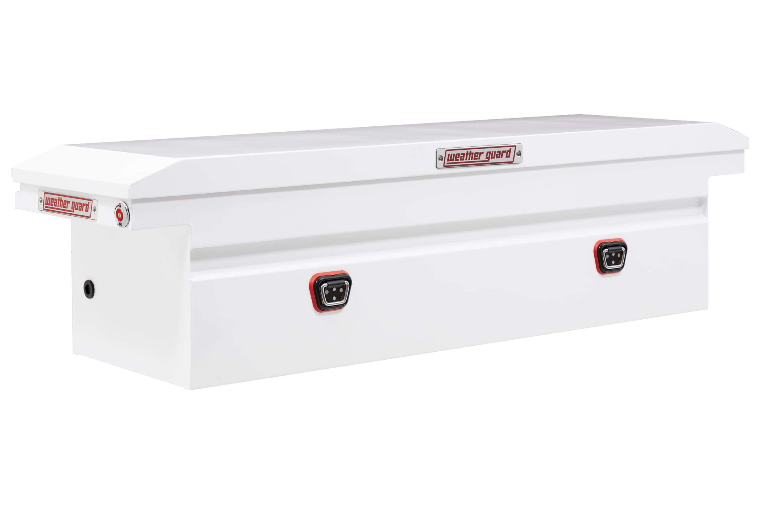 Weather Guard Saddle Box Model 120-3-04, Steel, Full Low Profile, White, 11.0 cu ft