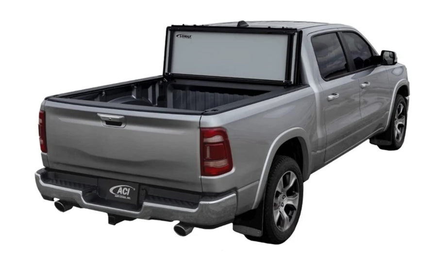 Stance LOMAX G3040029 Hard Tri-Fold Cover; Black Urethane Finish; Split Rail;