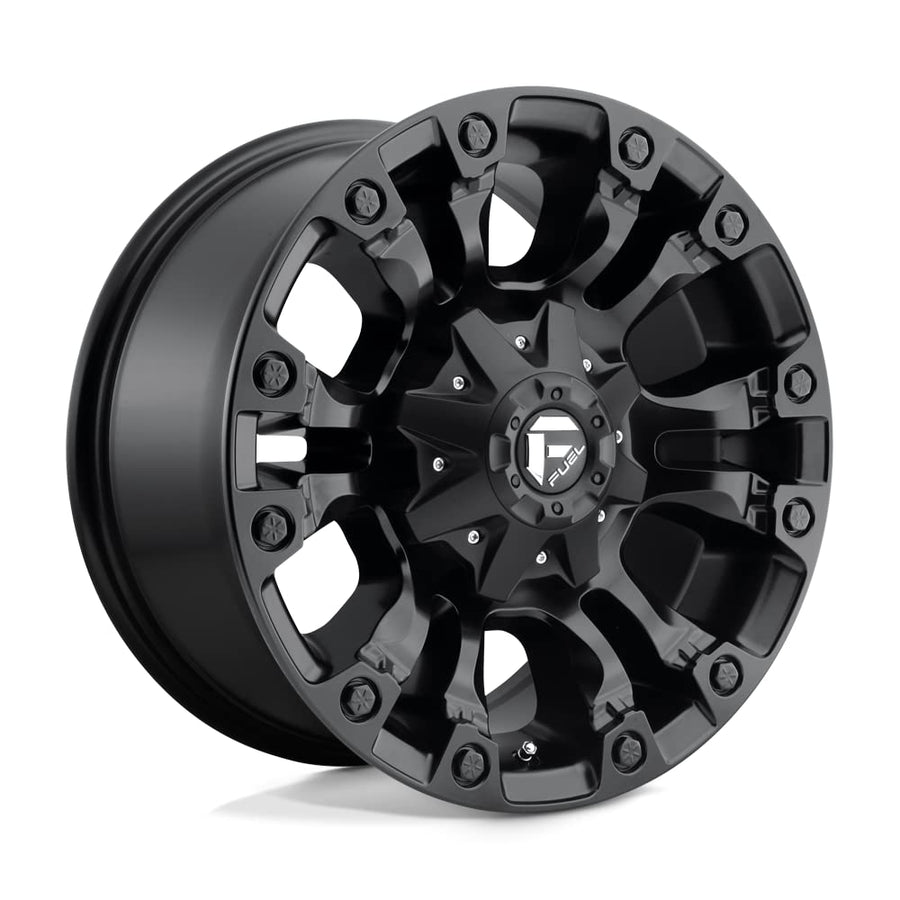 D560 VAPOR FUEL OFF-ROAD 17X9, 8X6.5, 5.04, 1mm MATTE BLACK - D56017908250