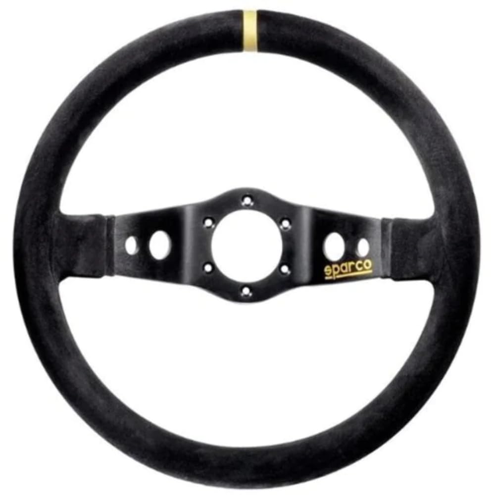 Suede Sparco Steering Wheel 015R215CSN