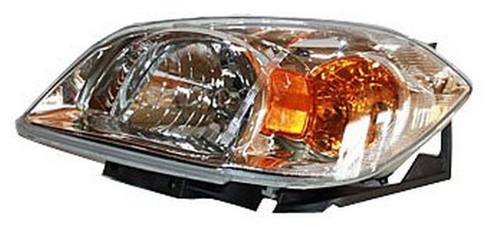 Left TYC Headlight Assembly Compatible with 2005-2008 Chevrolet Cobalt