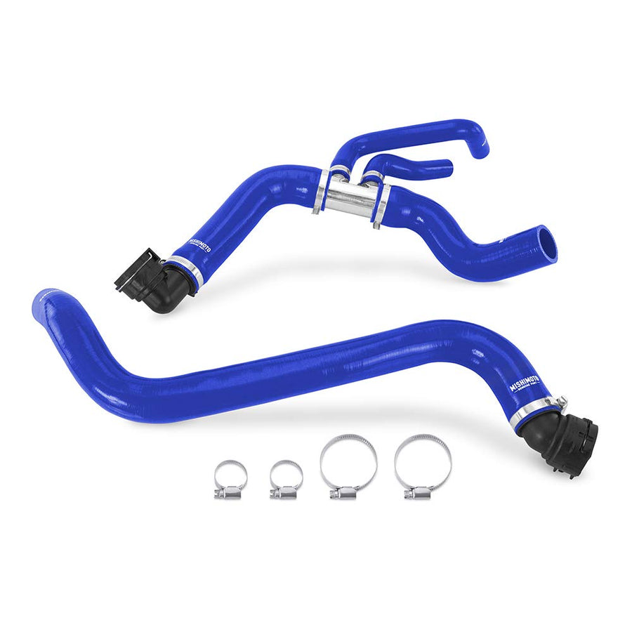 Mishimoto Silicone Radiator Hose Kit MMHOSE-F50-15BL, Compatible With 2015-2017 Ford F-150 5.0L V8, Blue
