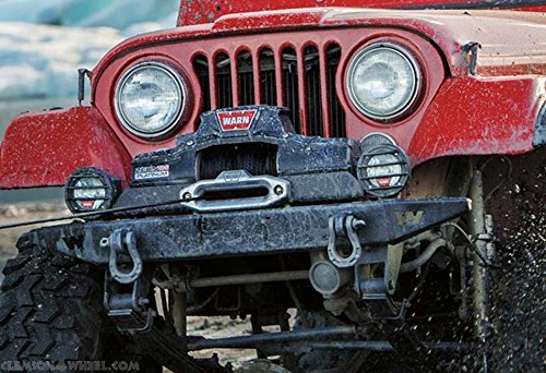 Fixed WARN 13910 Winch Mount Kit, Fits: Jeep CJ and Scrambler (1959-1986)
