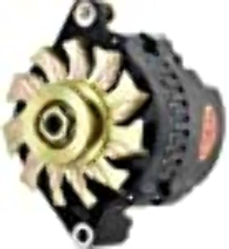 Alt GM CS130 Powermaster Black 140A 6 grv Pulley Str MTG 6.61" Side BAT Post 1-Wire or OE Hookup