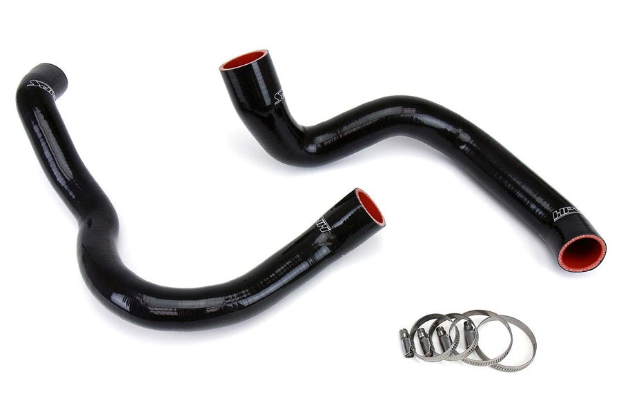 Black HPS (57-1219-BLK) Silicone Radiator Hose Kit for Jeep Cherokee