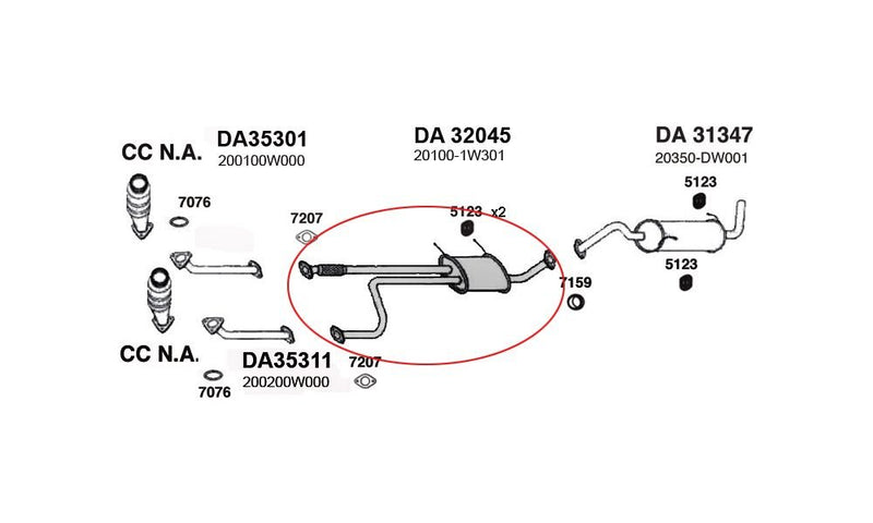 Center ANSA (DA32045) Resonator