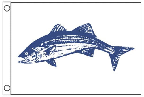 Fish Flag Taylor Made Products, Nylon, 12 inch x 18 inch, Striper
