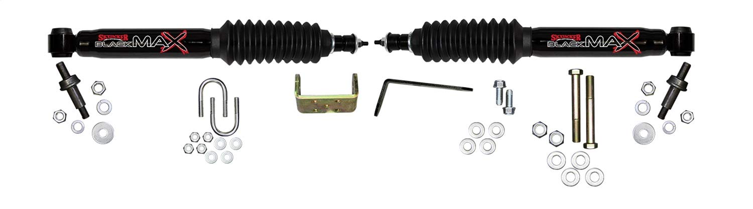 Dual Steering Stabilizer Kit Skyjacker 8296 (for GM Family Pickups and SUVs - Black)