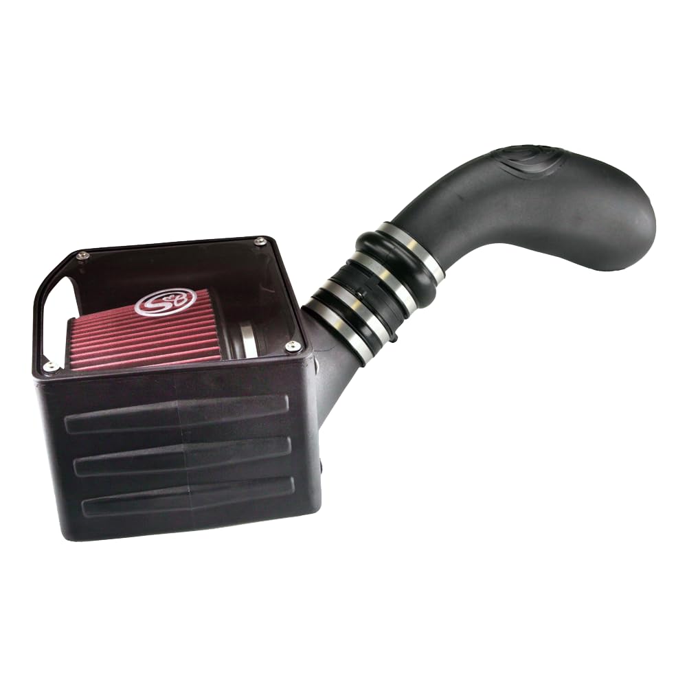 Cold Air Intake S&B Filters 75-5036 For 1999-2008 Silverado/Sierra 1500/2500 / 3500, Suburban, Tahoe, Yukon (Oiled Cleanable, 8ply Cotton Filter)