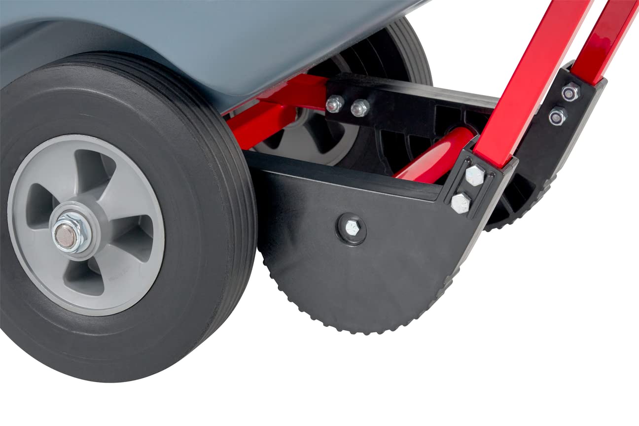 Rubbermaid Brute Dump Truck/Tilt Trash Cart/Garbage Collection/Recycling, 0.5 Cubic Yard, Heavy Load Capacity, 850 lbs., Gray, Distribution Centers/Warehouse/Manufacturing/Stadiums