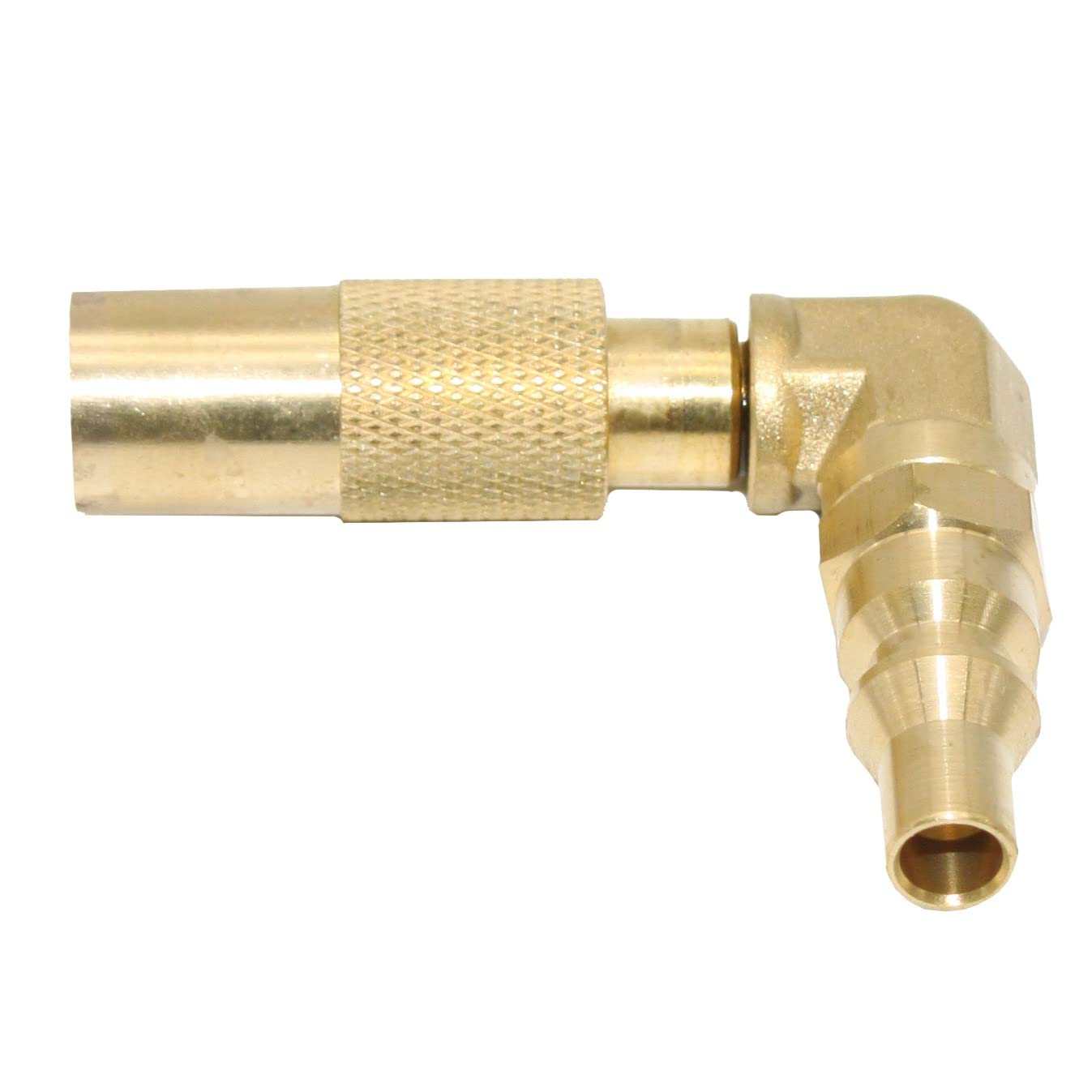 Flame King Quick Connect Elbow Adapter for Propane RV 17" or 22" BlackStone or Griddle Flame King