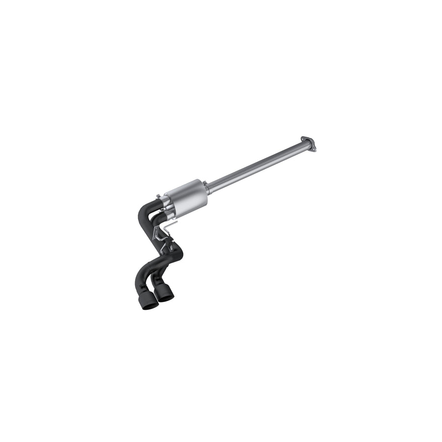 MBRP Exhaust System S5261BLK Cat Back (2009-2014 Ford F150 3" Pre-Axle Dual Outlet, Black Coated)
