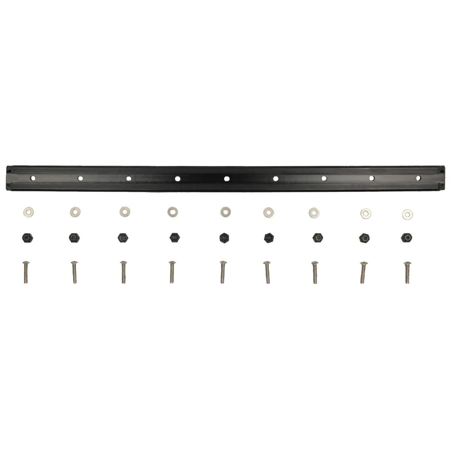 GTSL90 YakAttack GearTrac – 16" Black | 0.9" Wide Polymer Kayak Track Mount Rail for Accessories | Surface Mount with Stainless Hardware | USA-Made Durability Yak Attack