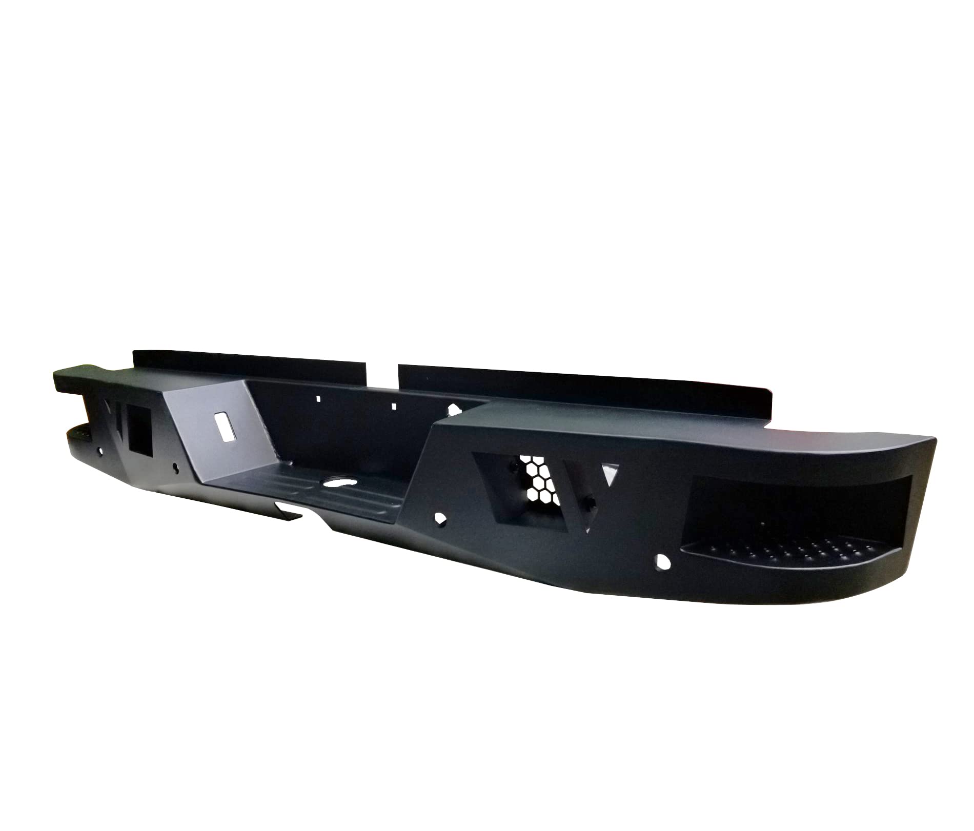 Heavy Duty Black Horse Armour Rear Bumper Satin Black Compatible with 2019-2023 Ford Ranger-ARB-FORA