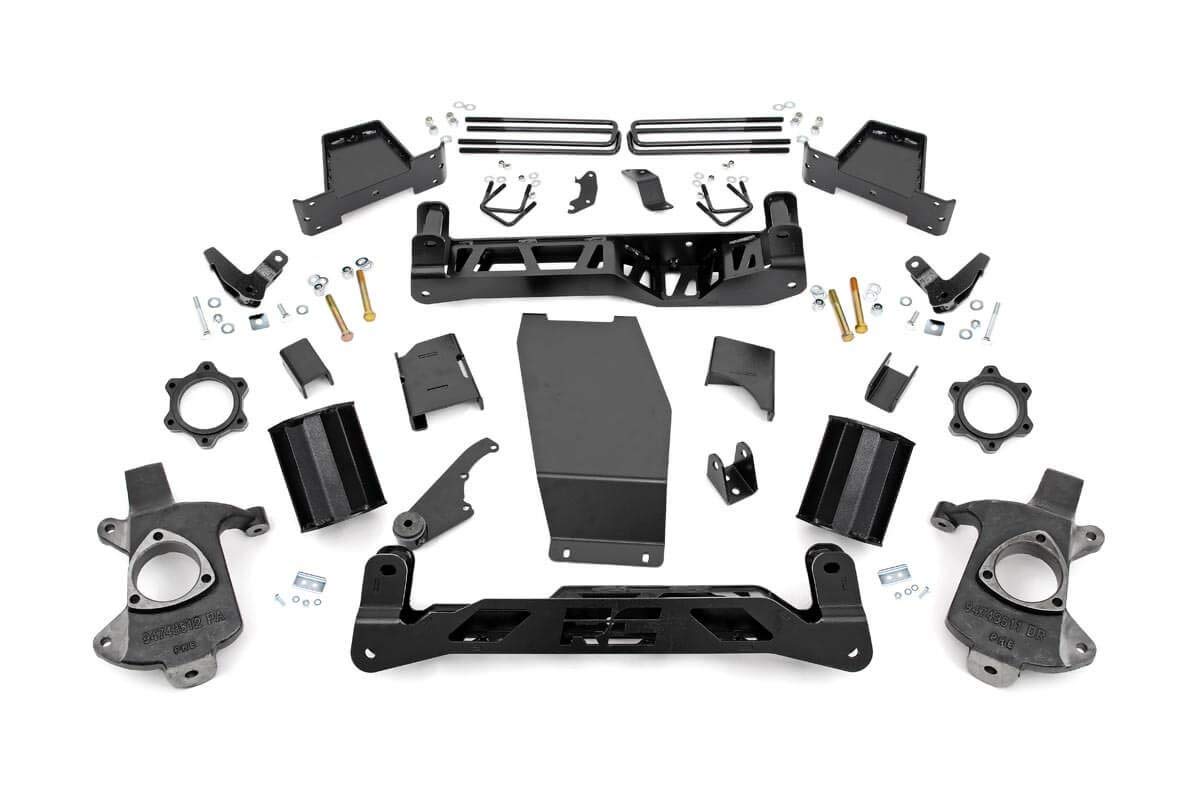 7" Lift Kit Rough Country for 2014-2016 GMC Denali 1500 4WD | MagneRide - 18802