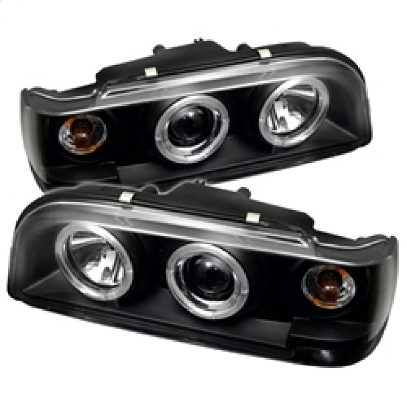 Auto Spyder 5012289 LED Halo Projector Headlights Black/Clear