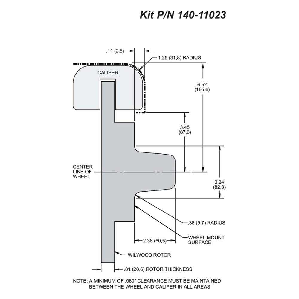 Red FDLI Front Kit,11.00"