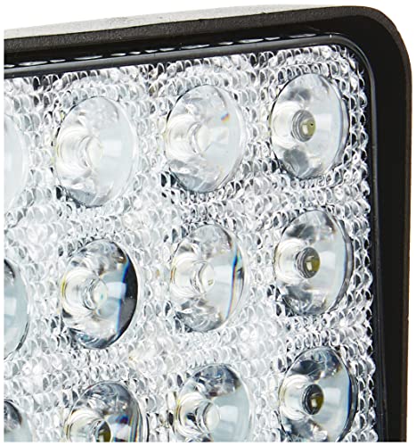 A.R.E. Lighting System Rival | 23705-81258 | 4.3" LED Square Work Light, 3000 Lumens, Construction Duty (does not come with wiring harness/switches),Black Housing/White Light