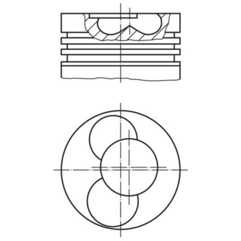 Engine MAHLE Piston 0304100