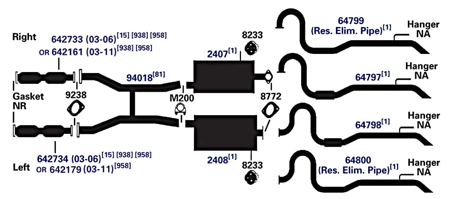 Exhaust Tail Pipe AP Exhaust Products 64799