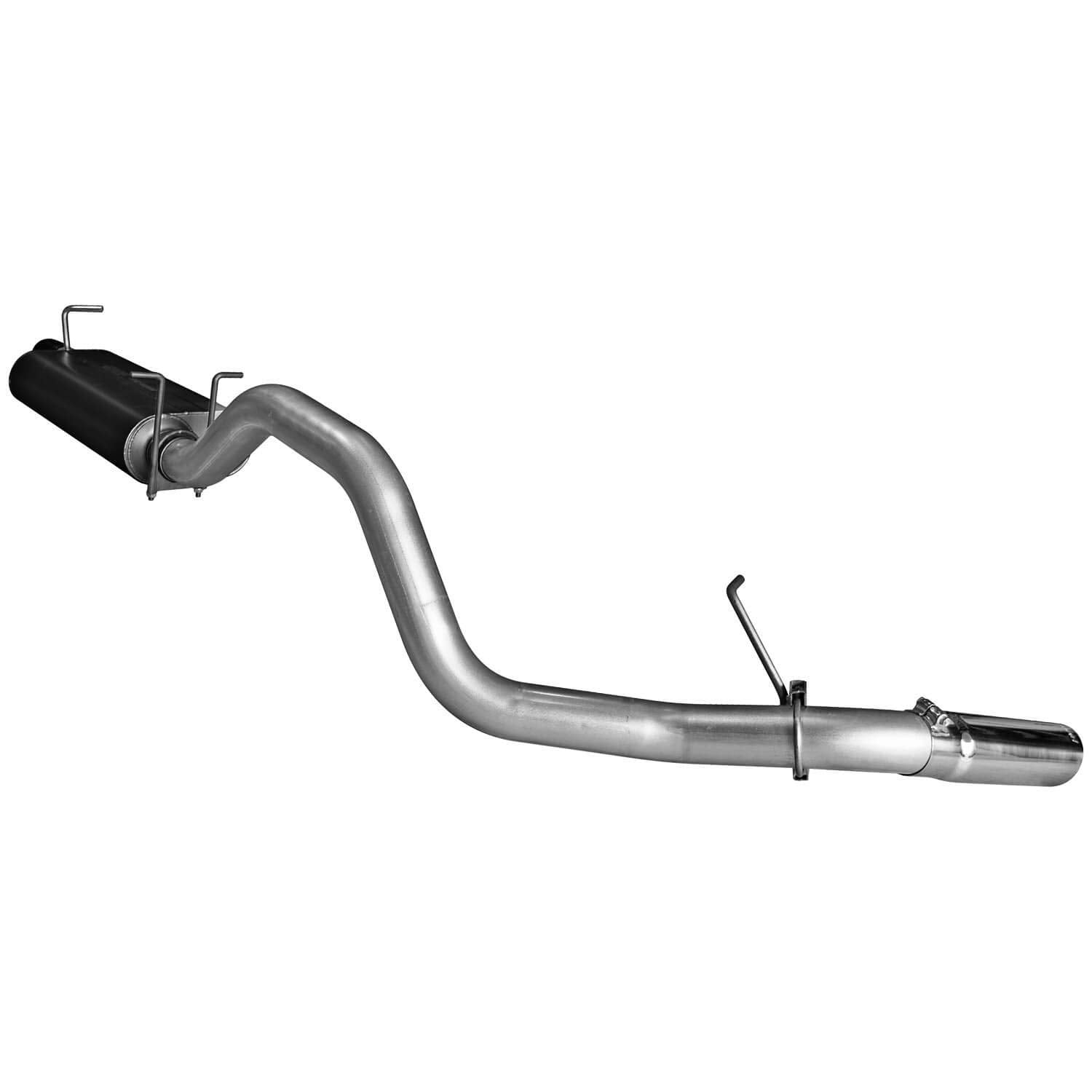 Flowmaster Force II 17422 Cat-Back Exhaust Kit 3 Inch Aluminized Steel 3.5 Inch Polished 304 Stainless Steel Tip Compatible with 2005-2007 Ford F-250 F-350 V8 or V10