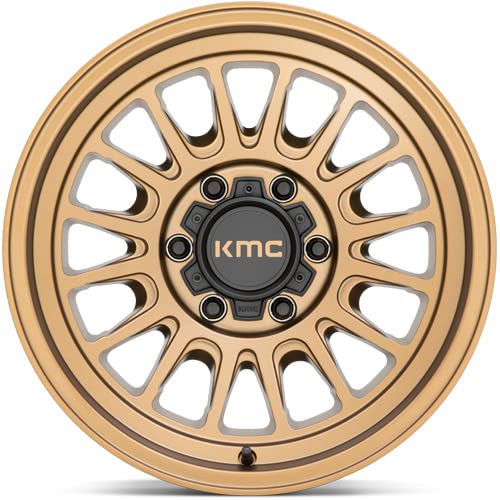 KMC Wheels KM724 OL Matte Bronze Impact Wheel with Aluminum (17 x 8.5 inches /5 x 127 mm, 0 mm Offset)