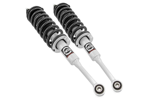 Rough Country Loaded N3 Struts for Chevy Colorado & GMC Canyon (2015-2022) 4" Lift - Pre-Loaded Coil Strut, Bolt-On Install, Set of 2