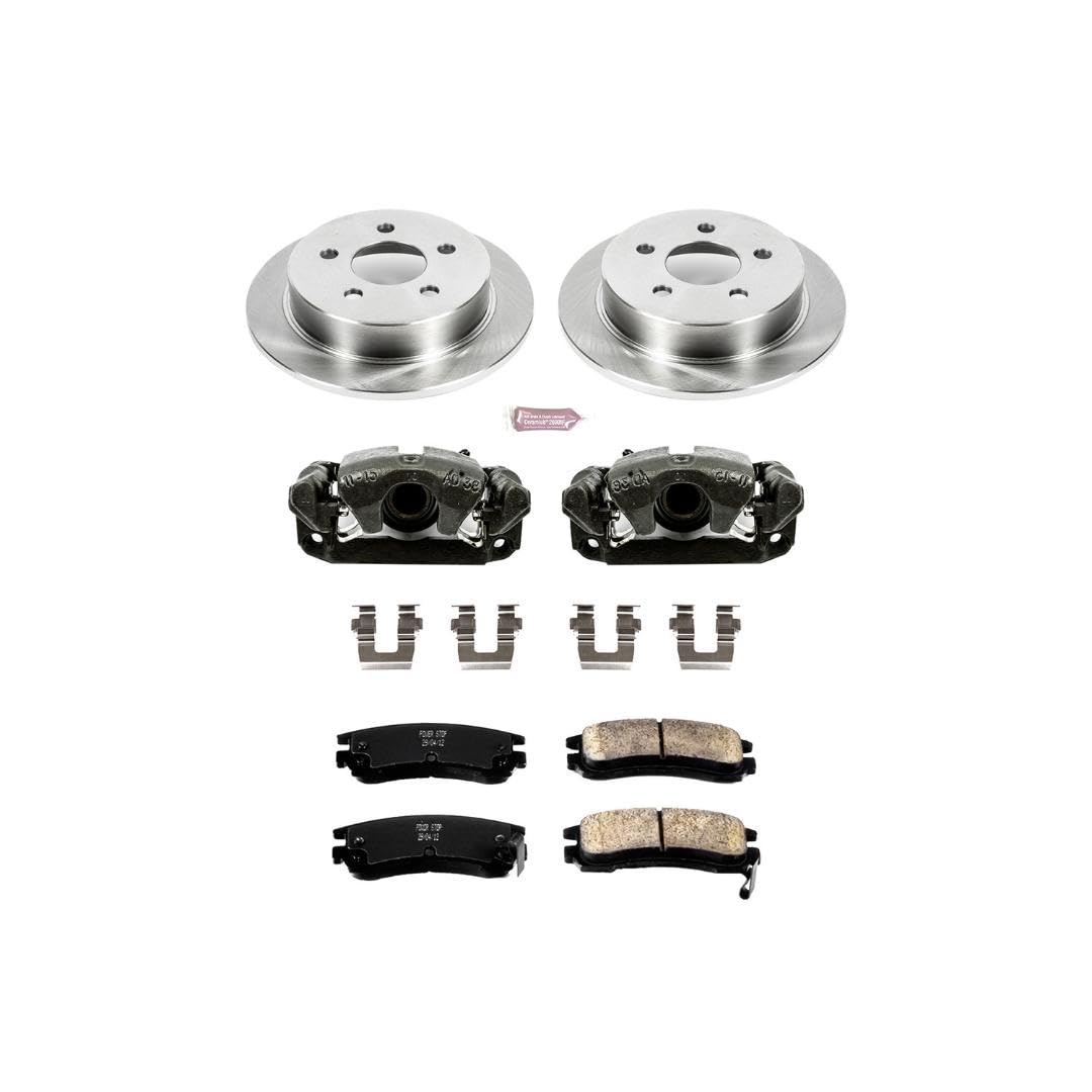 Power Stop Autospecialty KCOE1558 1-Click OE Replacement Brake Kit with Calipers For Century, Regal, Impala, Monte Carlo, Olds Intrigue, Pontiac Grand Prix [Model Specific]