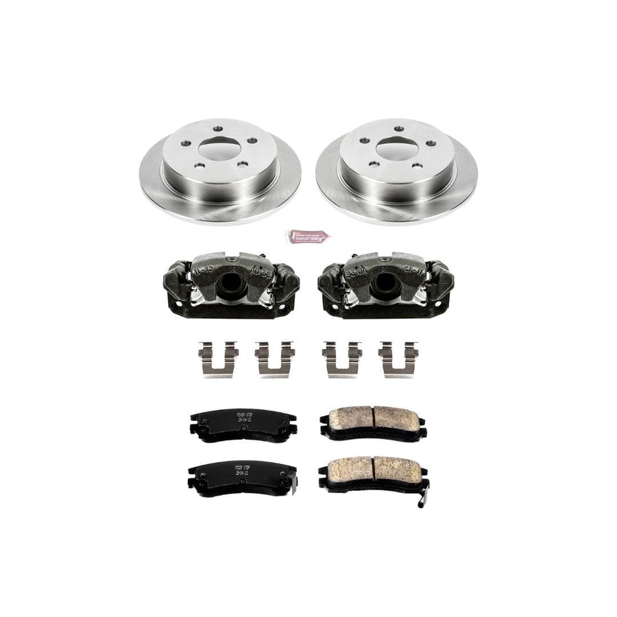Power Stop Autospecialty KCOE1558 1-Click OE Replacement Brake Kit with Calipers For Century, Regal, Impala, Monte Carlo, Olds Intrigue, Pontiac Grand Prix [Model Specific]