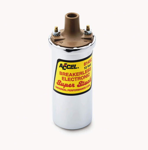 Super Stock ACCEL 8145C Electronic Ignition Coil Chrome