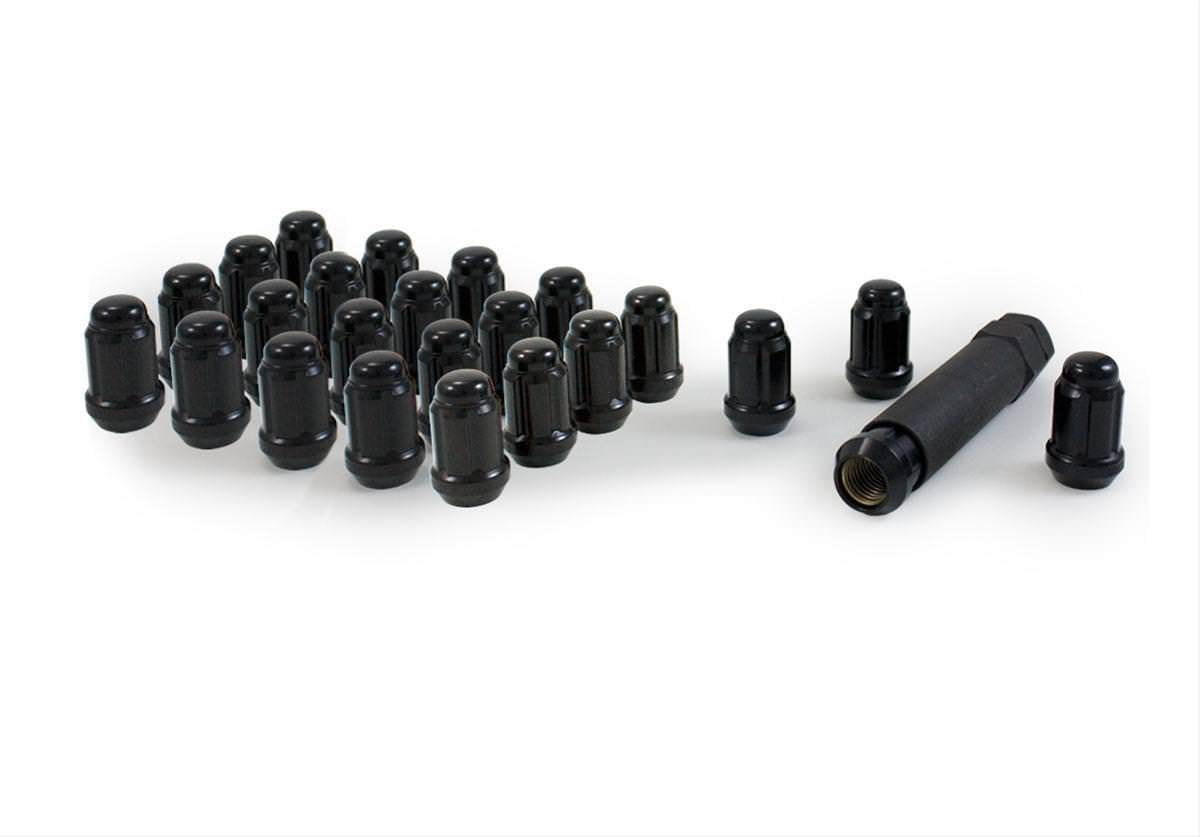 21184BC Gorilla Automotive Products 6 Lug Kit (Black,1/2in)