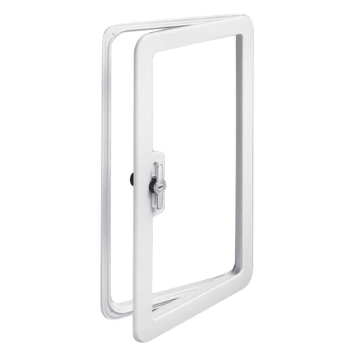 Dometic SK5 Seitz Service Flap 360 x 310 mm - Rear RV Window - Tempered Glass - Clear