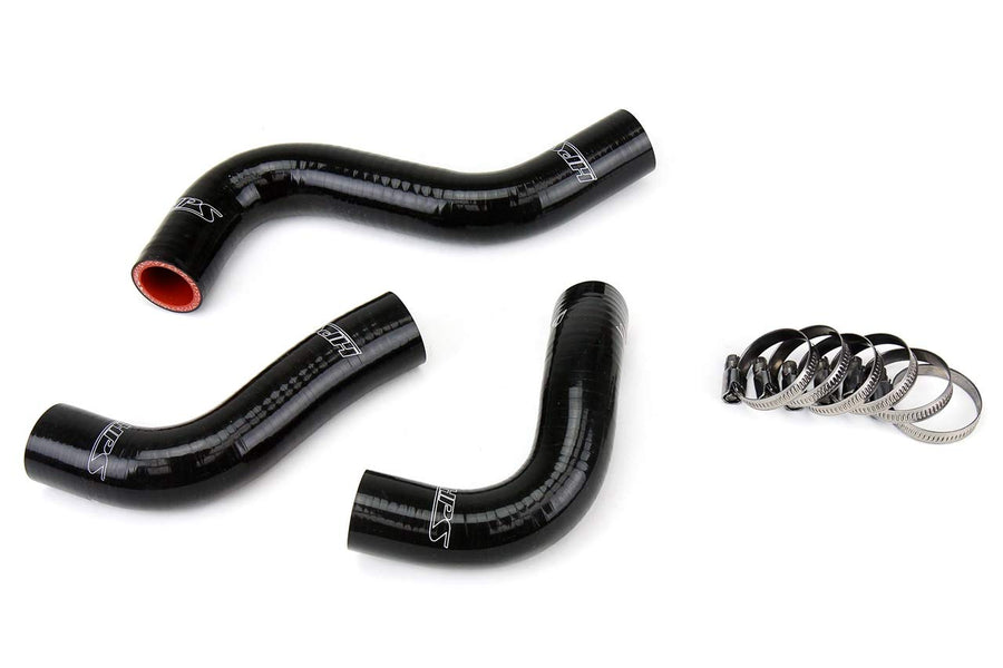 Black HPS 57-1029-BLK Silicone Radiator Coolant Hose Kit