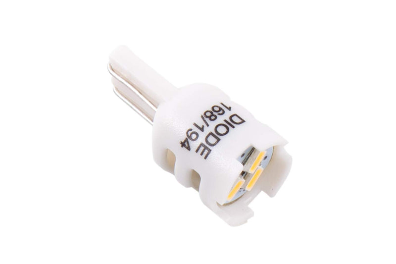 HP3 LED 194 Bulb Natural White Short Single Diode Dynamics