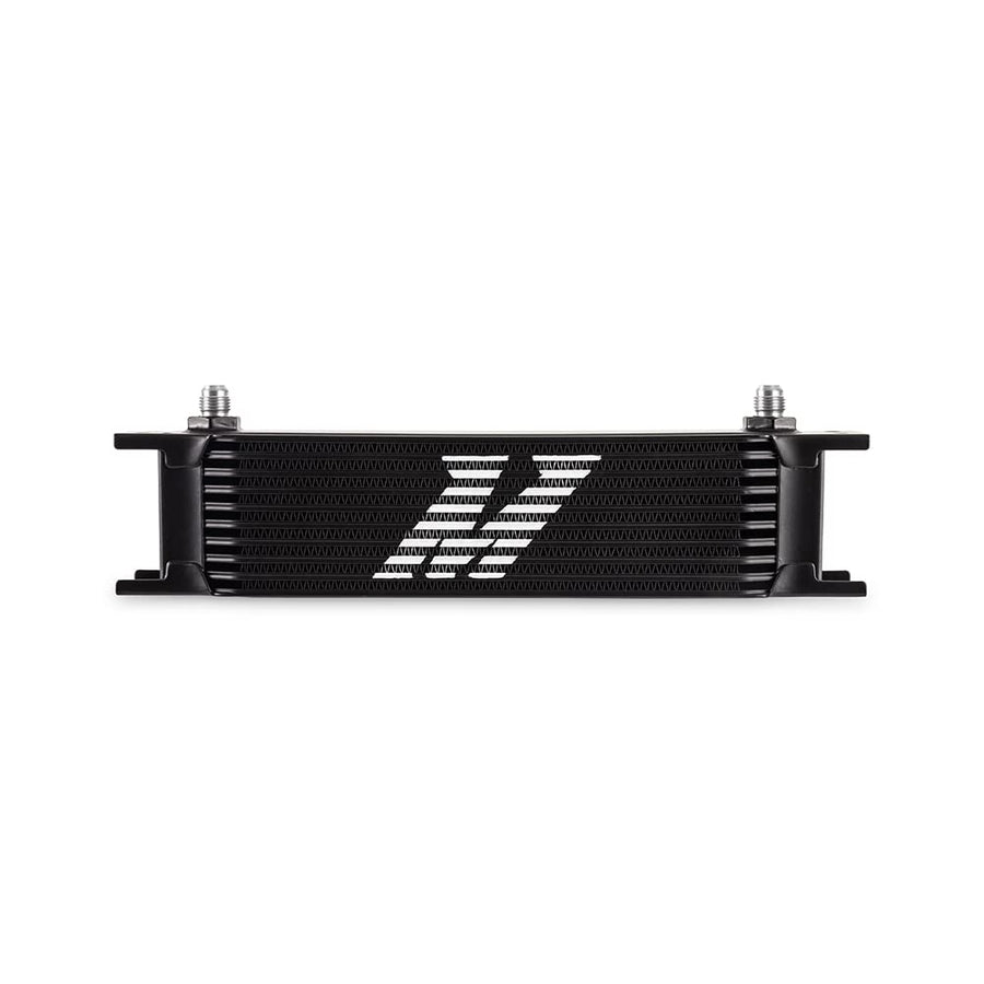 Mishimoto Universal 10-Row Oil Cooler, 6AN, Black MMOC-10-6BK
