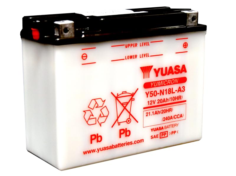 YuMicron Yuasa Battery Y50-N18L-A3 OEM# K26012-1018