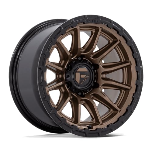 FUEL OFF-ROAD FC866 22X10 PISTON 6X135 4.79-18mm MATTE BRONZE W/GLOSS BLACK LIP - FC866ZB22106318N