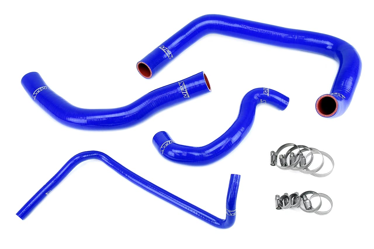3-ply HPS Blue Reinforced Silicone Radiator Coolant Hose Kit 57-2084-BLUE