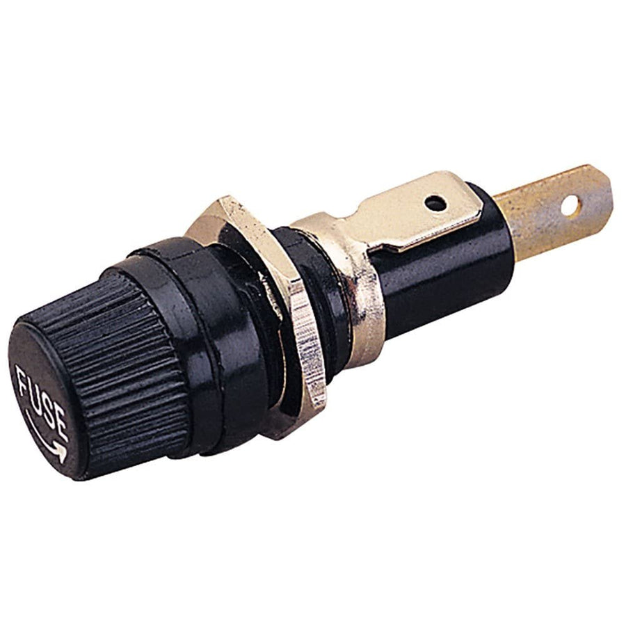 15 Amp Sea Foam Round Fuse Holder with Spade Terminal 420503-1